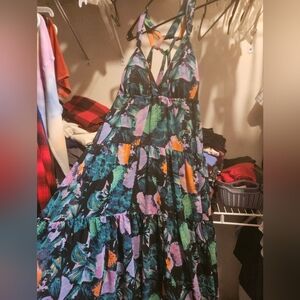 EUC Moda International Tropical Dress, Medium, Great for events, photo shoots 💃
